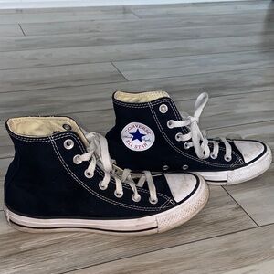 Converse Black and White High-Top Sneakers